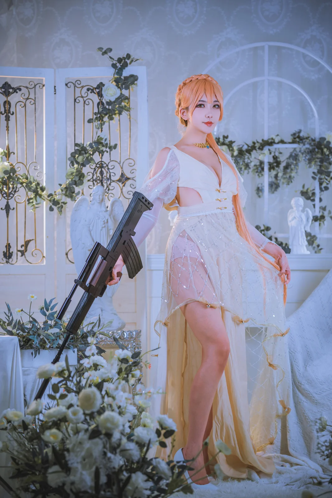 源纱希喵喵喵 – NO.034 OTs-14 花嫁 [30P-443MB]