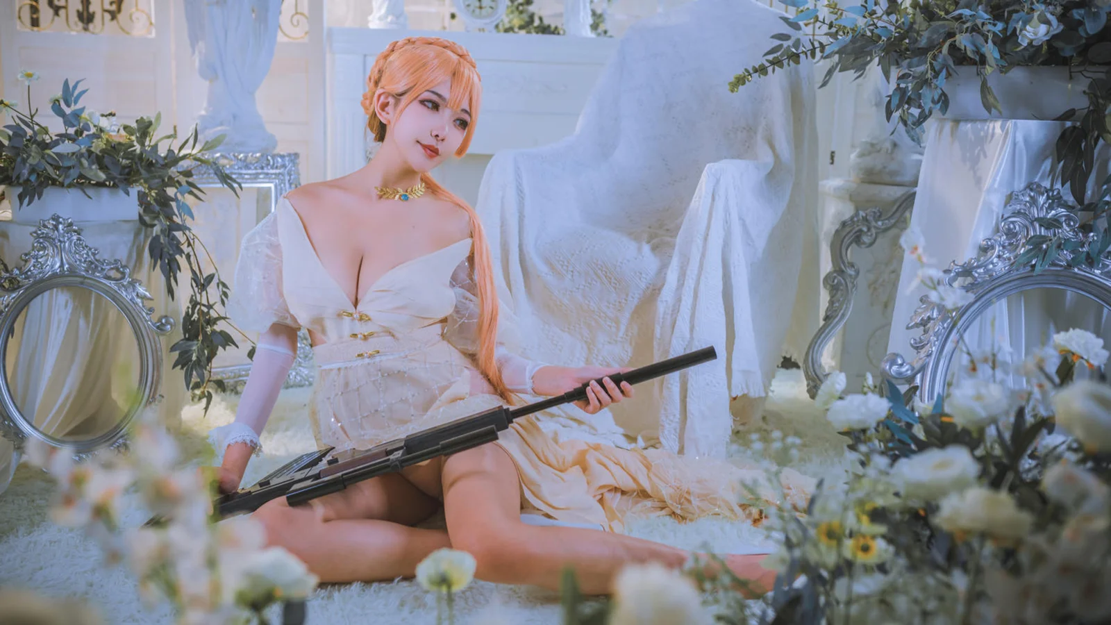 源纱希喵喵喵 – NO.034 OTs-14 花嫁 [30P-443MB]