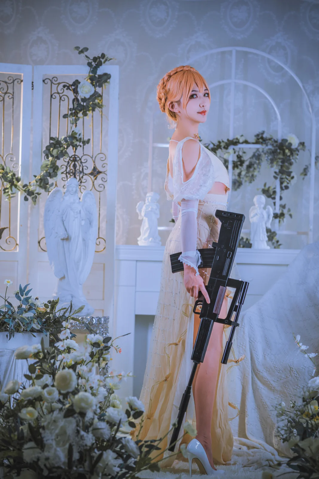源纱希喵喵喵 – NO.034 OTs-14 花嫁 [30P-443MB]