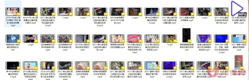 精选模特 明星（韩国女团/韩国车展车模/JKF比基尼派/钢管秀/成人展/内衣秀/时装秀/街拍视频）高清视频合集 共117套写真写真视频[33.60G]-漂泊带土